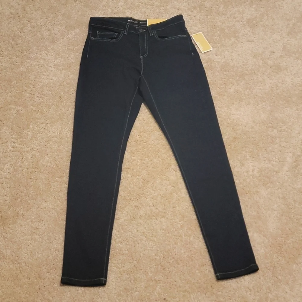 Michael Kors Women's Denim Jeans, Size: 6, Color: Dark Blue ๐ - Picture 1 of 5